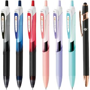 Sarasa Zebra Dry Gry Gel Ballpoint Pen 0.4mm Mongorted 5 Axis Colors Pens with Black Ink & Red Pen مع حبر أحمر مع قلم Point Touch Stylus الأصلي