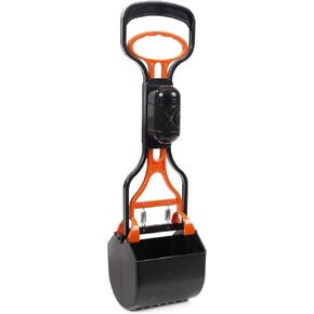 Pet Life ® Squeeze-N-Scoop Pet Pooper Scooper Waste Bags and Dog and Cat Litter Shovel - Features a Waste Bag Dispenser Built into The Handle