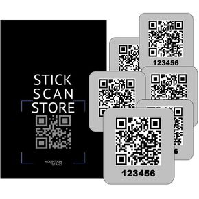 ملصقات QR لصناديق التخزين - ملصقات منظمات Store Scan Scan - ملصقات رمز QR متين لصناديق التخزين وعلامات الأصول