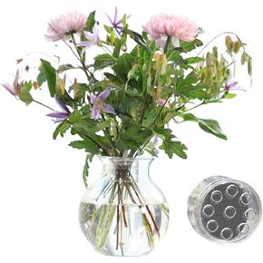 Spiral Ikebana Stem Holder, Spiral Stem Holder for Flowers Clear, 2024 Spiral Flower Stem Holder Ring, Spiral DIY Bouquet Twister Flower Arrangement Holder (B-Small), AS SHOW