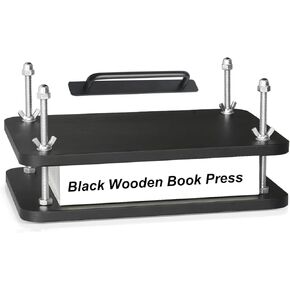 DDDzerong Book Binding Binding Press Wooden 11.7x8 Inch ، Book Press Bookbinding من السهل تجميعها لعشاق DIY