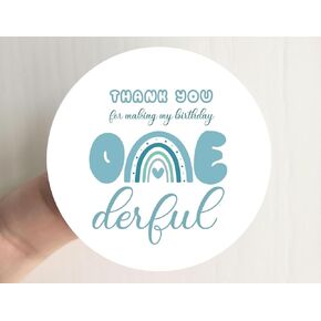120pcs ملصقات عيد ميلاد بوهو قوس قزح الأولى - ملصقات عيد ميلاد OneDerful - 1.6 بوصة - مثالية لزخارف حفلة عيد الميلاد الأولى (Orient Red)