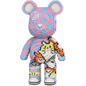 DAHONPA Animal Graffiti Cat Bear Micro Building Blocks Set (7220 Pieces) with Storage Drawer, Gift for Adults and Kids