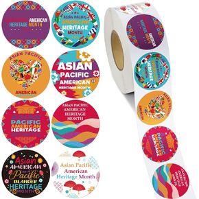 Skyygemm 1000 Pcs Asian Pacific American Heritage Month Kindness and Vibes Stickers Positive Affirmation Stickers Inspirational Motivational Kind Sticker Encouraging Sticker
