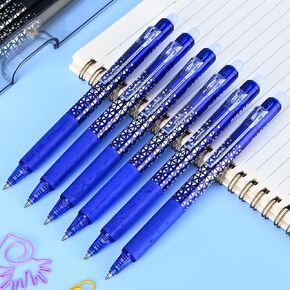 Temiary 6 PCS أقلام هلام قابلة للاحتفال ، ارتكب أخطاء تختفي ، نقطة دقيقة 0.7 مم ، كتابة سلسة لألغاز المخطط ، لا تلطخ للوازم المكتبي المدرسي (متعدد الألوان)