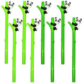 24pcs الجدة Panda Pens Kawaii Panda هلام مع تصميم شجرة التسلق للمدرسة ، المكتب ، الحفلات ، عيد ميلاد ، عيد الميلاد