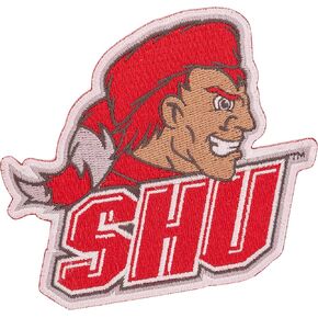 Desert Cactus Sacred Heart University Patch – Embroidered Iron On/Sew On Applique for Blazers, Jackets, Backpacks, Bags, Hats & Tactical Gear – Sacred Heart Pioneers (Patch - Design A)