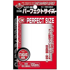 5Set X Perfect Barrier Card Sleeves (100 Piece), Clear, 64 x 89 mm