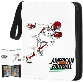 Football Card Binder, 4 Pocket Card Binder with Card Display, 440 Pockets Football Card Holder with Card Holder Display Storage Protector, Premium Card Binders for Collectors Boys and Girls Gift