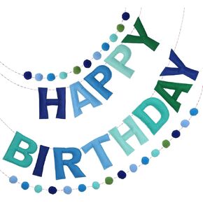 لافتة عيد ميلاد سعيدة قبل المترو ، شعرت بالكرة ، زخارف عيد ميلاد ، لافتة مع بوم بومس ، ديكور الحفلات ، الدعامة ، 9.84 قدم قبل المترو