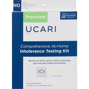 UCARI Sensitivity Test for Humans | Screens for 1100+ Intolerances | Food & Nutritional Analysis | Non Invasive Home Test Hair Sample Method | Results in 48 Hours | Adults & Kids