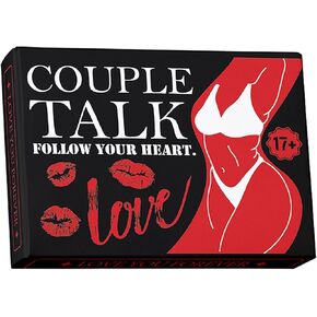 50 Couples Talk Cards,Meaningful Conversation Cards for Couples Edition,Questions to Deepen Connection and Build Relationships for Adults,Date Night Game Cards for Couple (Follow Your Heart)