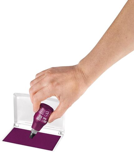 COLOP Make Series Refill Ink for Make Ink Pads, Vibrant Non-Toxic Premium Ink, Water-Based, Acid-Free, Perfect for Scrapbooking and Card Making (Frozen White, .9oz) in Kuwait