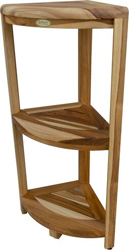EcoDecors-Bench-Shower Stool-Shower Seat-Teak Shower Bench-Shower Chair for Inside Shower-Small Bench-Teak Shower Stool for Inside Shower-Shower Foot Rest in Kuwait