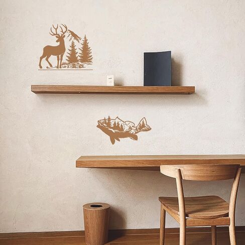 9 PCS Animal Stencils Wild Animal Stencils for Painting Reusable Deer Wolf Bear Owl Stencils Templates Large Jungle Animal Painting Stencils for Painting on Wood Wall Craft (Animal Stencil) in Saudi Arabia