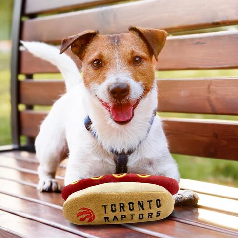 Pets First NBA Toronto Raptors Beer Bottle Plush Dog & CAT Squeak Toy - Cutest Stadium SODA Bottle Snack Plush Toy for Dogs & Cats with Inner Squeaker & Beautiful Basketball Team Name/Logo in Saudi Arabia