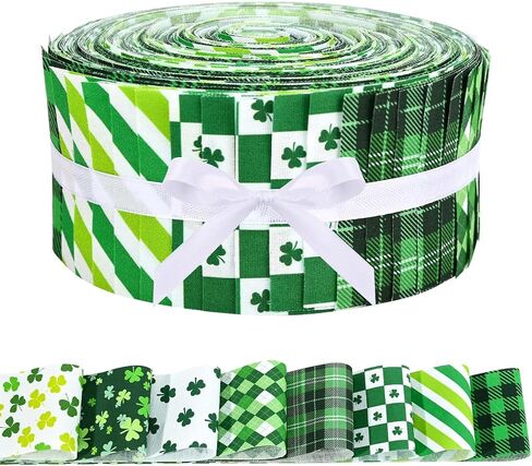 40 Pcs Pink Bows Cotton Jelly Roll Fabric Strips Plaid Dot Heart Bow Fabric Strips for Quilting Crafting Precut Patchwork for Sewing DIY Crafts Cotton Fabric Bundles Strips 39.37 × 2.55 Inch(Pink Bow) in Saudi Arabia