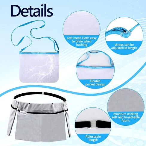 تحكم في تعافيك من خلال حقيبة الدش المبتكرة لاستئصال الثدي (رمادي) in Kuwait