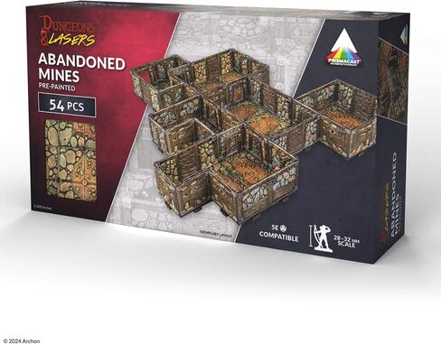 تم تعيين Chamers of Torment Terment Therment Terment لألعاب RPG DND و Tabletop - مسبقة مع تقنية Prismacast - 5E متوافق مع المنمنمات 28 مم - 32 مم - التجميع السريع in Kuwait
