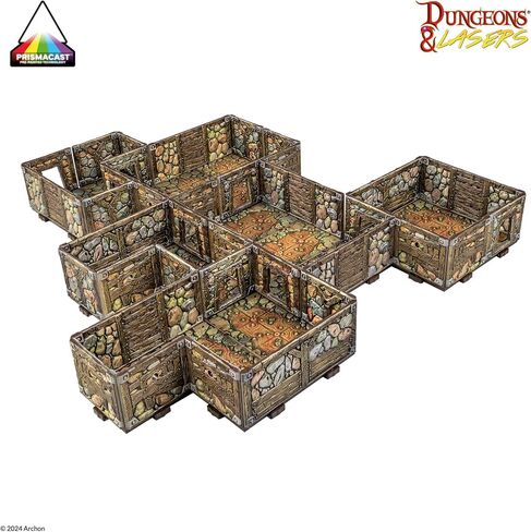 تم تعيين Chamers of Torment Terment Therment Terment لألعاب RPG DND و Tabletop - مسبقة مع تقنية Prismacast - 5E متوافق مع المنمنمات 28 مم - 32 مم - التجميع السريع in Kuwait