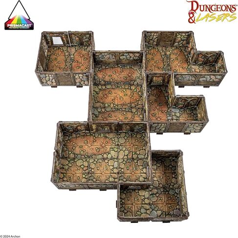 تم تعيين Chamers of Torment Terment Therment Terment لألعاب RPG DND و Tabletop - مسبقة مع تقنية Prismacast - 5E متوافق مع المنمنمات 28 مم - 32 مم - التجميع السريع in Kuwait