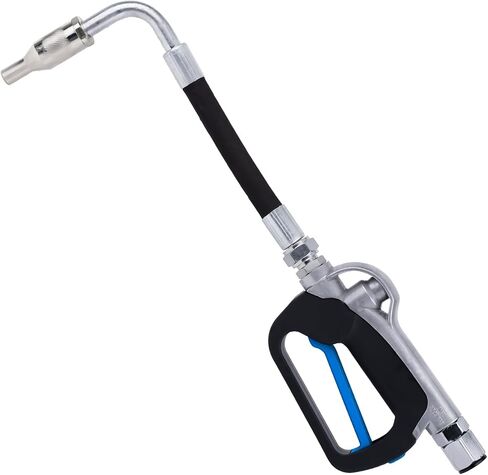 Oil Control Valve Dispenser Nozzle, Air Operated Oil Gun with 1/2-Inch NPT Inlet, Portable and Removable Oil Dispenser Nozzle - Optional Gear Flow Meter Installation Available in Kuwait