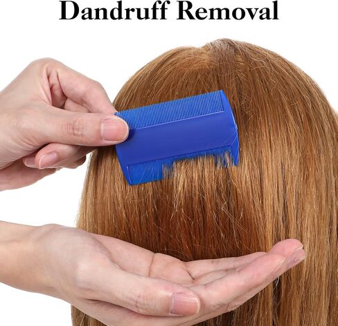 4 Pcs Lice Combs Double Sided Fine Tooth Comb Lice Comb For Dandruff Removal Thick Hair Tooth Head Nit Hair Combs For Adults Kids And Pet's Remove Head Lice Nits Fleas(4 Colors) in Kuwait