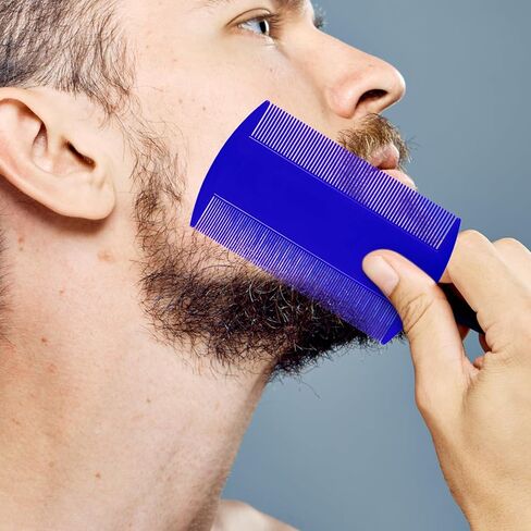 4 Pcs Lice Combs Double Sided Fine Tooth Comb Lice Comb For Dandruff Removal Thick Hair Tooth Head Nit Hair Combs For Adults Kids And Pet's Remove Head Lice Nits Fleas(4 Colors) in Kuwait