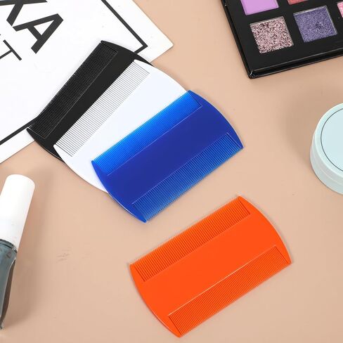 4 Pcs Lice Combs Double Sided Fine Tooth Comb Lice Comb For Dandruff Removal Thick Hair Tooth Head Nit Hair Combs For Adults Kids And Pet's Remove Head Lice Nits Fleas(4 Colors) in Kuwait