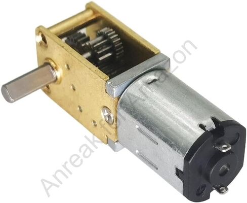 2Pcs DC 12V 200RPM Φ3x10mm Double Shaft GW1812 N20 Worm Gear Motor 3-12V 4-381RPM Micro DC Drive High Torque (12-200) in Saudi Arabia