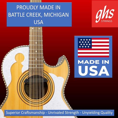 GHS Strings GHS Sexto-Phosphor Bronze Bajo Sexto-12 String Set (BSXB-12) in Saudi Arabia