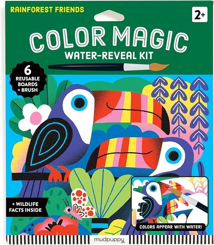 Mudpuppy Mighty Dinosaurs – Color Magic Water Reveal Kit with Illustrations of Prehistoric Dinosaurs for Children Ages 2 and Up in Kuwait