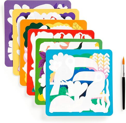 Mudpuppy Mighty Dinosaurs – Color Magic Water Reveal Kit with Illustrations of Prehistoric Dinosaurs for Children Ages 2 and Up in Kuwait