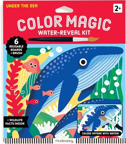 Mudpuppy Mighty Dinosaurs – Color Magic Water Reveal Kit with Illustrations of Prehistoric Dinosaurs for Children Ages 2 and Up in Kuwait