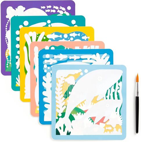 Mudpuppy Mighty Dinosaurs – Color Magic Water Reveal Kit with Illustrations of Prehistoric Dinosaurs for Children Ages 2 and Up in Kuwait