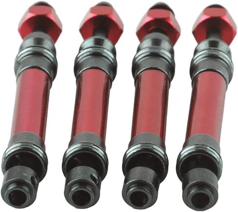 for Traxxas Slash 4X4 Axles, 4Pcs Cvd Front Rear Drive Shaft Metal Axle for Traxxas Slash 4X4 1/10 Rc Car, Crawler Drive Shaft 44936 (Dark Blue) in Kuwait