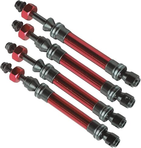 for Traxxas Slash 4X4 Axles, 4Pcs Cvd Front Rear Drive Shaft Metal Axle for Traxxas Slash 4X4 1/10 Rc Car, Crawler Drive Shaft 44936 (Dark Blue) in Kuwait