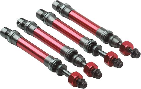 for Traxxas Slash 4X4 Axles, 4Pcs Cvd Front Rear Drive Shaft Metal Axle for Traxxas Slash 4X4 1/10 Rc Car, Crawler Drive Shaft 44936 (Dark Blue) in Kuwait