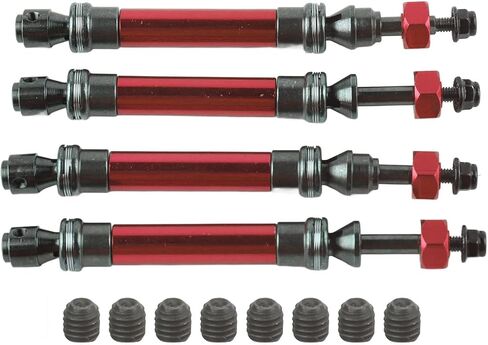 for Traxxas Slash 4X4 Axles, 4Pcs Cvd Front Rear Drive Shaft Metal Axle for Traxxas Slash 4X4 1/10 Rc Car, Crawler Drive Shaft 44936 (Dark Blue) in Kuwait