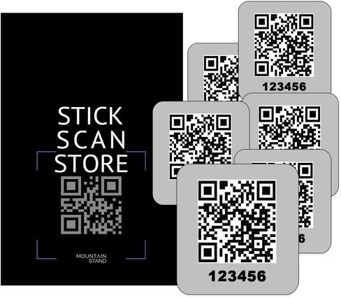 ملصقات QR لصناديق التخزين - ملصقات منظمات Store Scan Scan - ملصقات رمز QR متين لصناديق التخزين وعلامات الأصول in Saudi Arabia