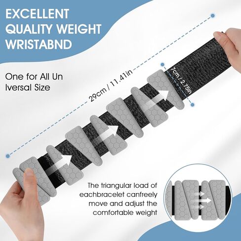 أوزان المعصم، عبوتان من أساور السيليكون القابلة للتعديل للنساء والرجال، أوزان الكاحل للمعصم قابلة للارتداء مناسبة لليوجا والمشي وصالة الألعاب الرياضية، وتمارين الذراع والساق، 2 رطل in Kuwait