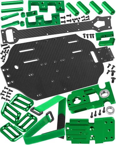 ترقيات أجزاء لوحة الكربون هيكل درع للدروع ل 1/10 SLASH 4X4 VXL (TRA6808) .RC هيكل ألياف الكربون حماية قفزات لوحة الزلاجات ، والفضة ، والفضة in Saudi Arabia