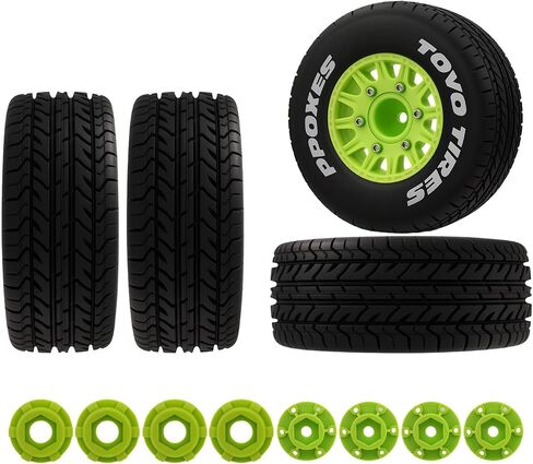 العجلة والإطارات و 12 مم 14 ملم طقم محور العجلات السدسي ل 1/10 ARRMA STENON 3S BLX 550 ميجا و SLASH 4x4 4WD VXL Series RC Produstrates Part Orange in Kuwait