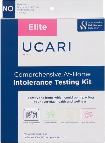 UCARI Sensitivity Test for Humans | Screens for 1100+ Intolerances | Food & Nutritional Analysis | Non Invasive Home Test Hair Sample Method | Results in 48 Hours | Adults & Kids in Kuwait
