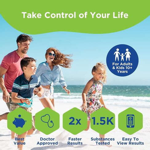 UCARI Sensitivity Test for Humans | Screens for 1100+ Intolerances | Food & Nutritional Analysis | Non Invasive Home Test Hair Sample Method | Results in 48 Hours | Adults & Kids in Kuwait