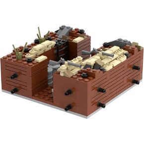 WW2 Trench Military Build Build Set (234pcs).