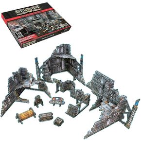 Battle Systems Sci-Fi Terrain Cyberpunk Core Set-28-35mm RPG / Wargames / 40k Necromunda Card
