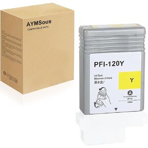 استبدال خرطوشة الحبر المتوافقة مع Canon PFI-120 PFI 120 PFI-120MBK PFI 120MBK لـ Canon ImagePrograf IPF TM-200 TM-300 TM-305 TM-205 (Black Matte ، 1 pack)