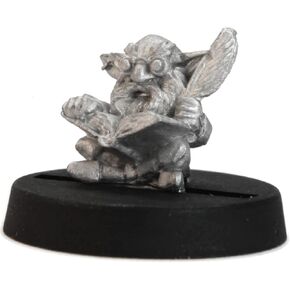 Stonehaven Gnome Scholar Miniature Figure (for 28mm Scale Table Top War Games) - Made in USA