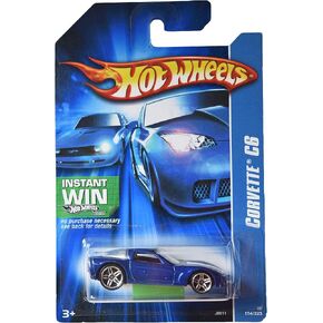 Hot Wheels Corvette C6 - Blue 154/223 Instant Win Card